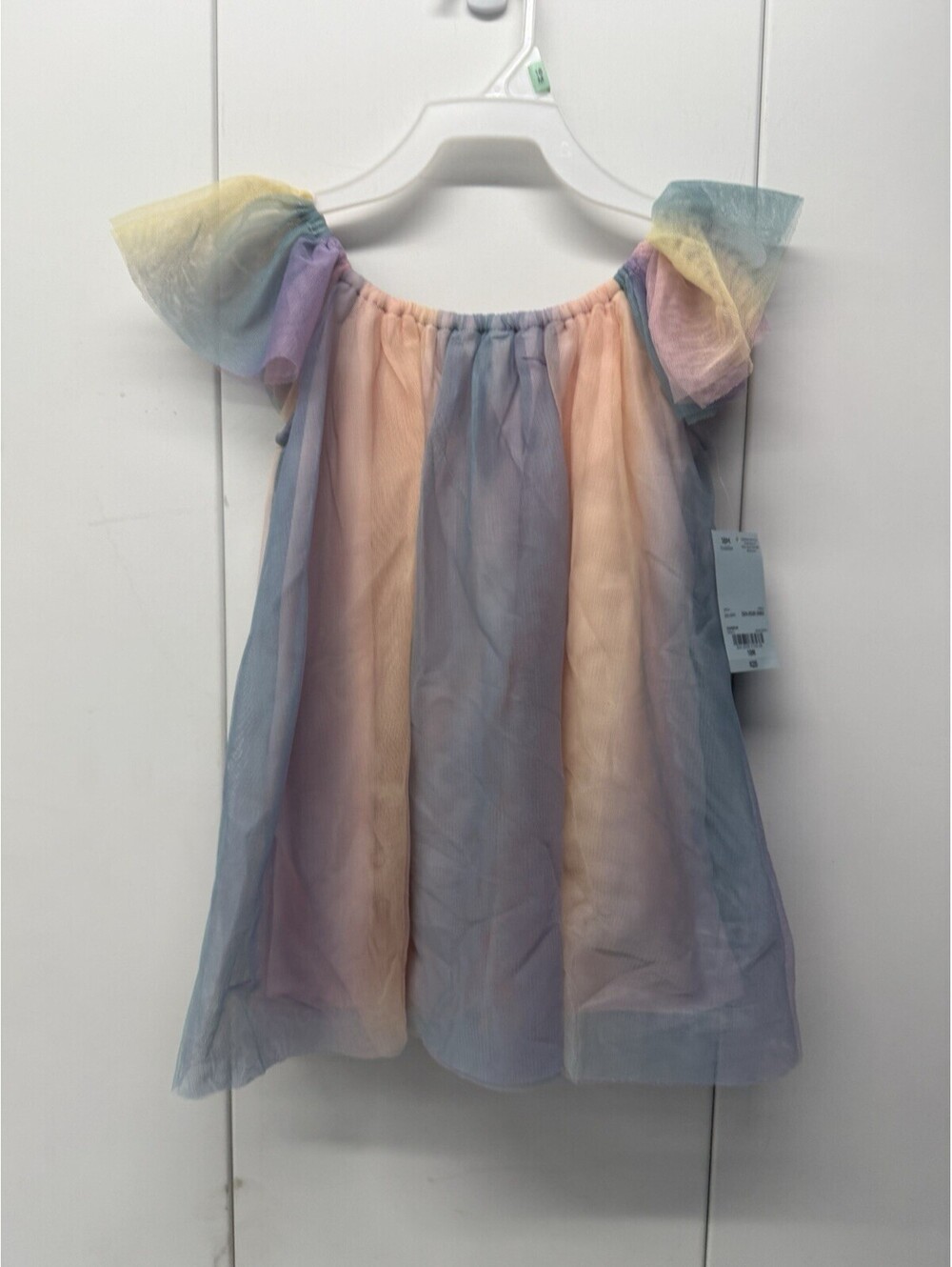 New Okie-dokie colorful Toddler Girl dress 18 months 18m Short Sleeves Summer